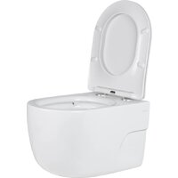 Унитаз подвесной Roxen Porto в комплекте с инсталляцией StounFix Dual Fresh 6 в 1 966397 (кнопка: серый бетон) - Изображение №6 — Chaika Market