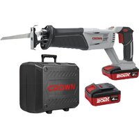 Сабельная пила Crown CT25007HX-4 BMC (с 2-мя АКБ, кейс) — Chaika Market
