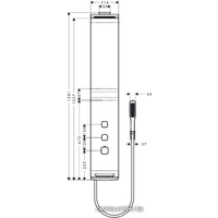 Душевая панель Hansgrohe Raindance Lift (27008400) - Изображение №3 — Chaika Market