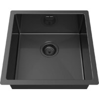 Кухонная мойка ZorG ZRN 4545 Premium PVD Gunblack - Изображение №2 — Chaika Market