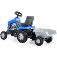 Педальная машинка Полесье Каталка-трактор с педалями Turbo с полуприцепом 84637 - Изображение №3 — Chaika Market