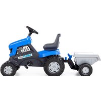 Педальная машинка Полесье Каталка-трактор с педалями Turbo с полуприцепом 84637 - Изображение №2 — Chaika Market