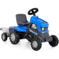 Педальная машинка Полесье Каталка-трактор с педалями Turbo с полуприцепом 84637 - Изображение №6 — Chaika Market