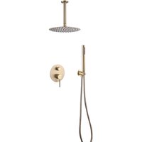 Душевая система  Abber Emotion AF8821G (золото матовое) — Chaika Market