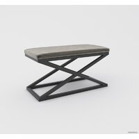 Банкетка Hype Mebel Трингл (черный/серый) - Изображение №1 — Chaika Market