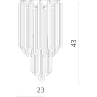Бра Divinare Frizzante 1683/01 AP-1 - Изображение №5 — Chaika Market