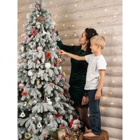 Елка National Tree Company Ариадна заснеженная АРД/ЗСН-240 (240см) - Изображение №17 — Chaika Market