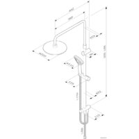 Душевая система  AM.PM Gem F0790022 - Изображение №8 — Chaika Market