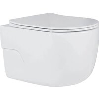 Унитаз подвесной Roxen Porto в комплекте с инсталляцией StounFix Dual Fresh 6 в 1 966219 (кнопка: бежевый) - Изображение №5 — Chaika Market