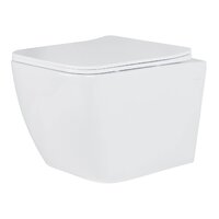 Унитаз подвесной Roxen Cube Bidet 530135-01X Rimless Soft Close с функцией биде - Изображение №6 — Chaika Market