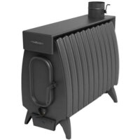 Свободностоящая печь-камин Термофор Огонь-батарея 11 Лайт (антрацит) — Chaika Market