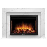 Портал Firelight Simple 25 (белый мрамор) — Chaika Market