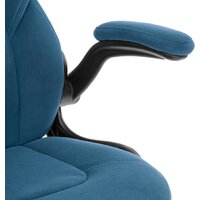 Офисное кресло TetChair Bazuka metalBL (велюр, синий, 32) - Изображение №8 — Chaika Market