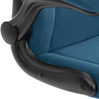 Офисное кресло TetChair Bazuka metalBL (велюр, синий, 32) - Изображение №7 — Chaika Market