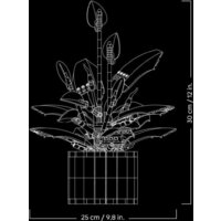 Конструктор LEGO The Botanical Collection 11504 Мирная лилия - Изображение №11 — Chaika Market