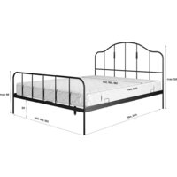 Кровать Князев Мебель Афина АФН.160.200.Ч (черный муар) - Изображение №5 — Chaika Market