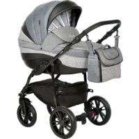 Универсальная коляска Indigo indigo (2 в 1, In 07, черный) — Chaika Market