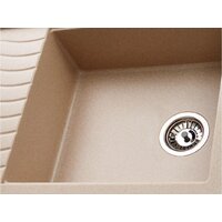Кухонная мойка KUPPERSBERG Mila 1B1D Sand - Изображение №2 — Chaika Market