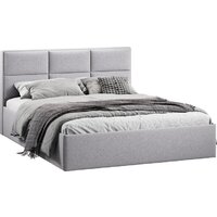 Кровать Трия Стелла Тип 1 180x200 (микровелюр Jercy Silver) — Chaika Market