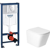 Унитаз подвесной Saniteco KW-9004WS + GROHE Rapid SL 38721001 — Chaika Market