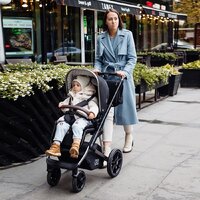 Универсальная коляска Sweet Baby Ricci 2 в 1 (черный) - Изображение №23 — Chaika Market