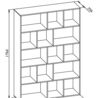 Стеллаж Сокол СТ-15 (дуб делано) - Изображение №3 — Chaika Market