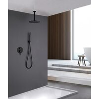 Душевая система  Abber Emotion AF8821B (черный матовый) - Изображение №2 — Chaika Market