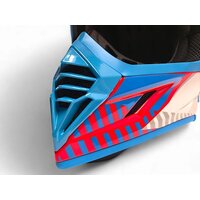 Мотошлем AIM RH855 Fiber Glass Tondo RH855T-BWR-XL (XL, синий/белый/красный) - Изображение №7 — Chaika Market