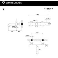 Смеситель Whitecross Y Y1230GM (оружейная сталь) - Изображение №3 — Chaika Market