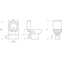 Унитаз напольный Cersanit Colour Clean On 011 KO-COL011-3/5-COn-DL - Изображение №4 — Chaika Market