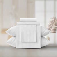 Постельное белье Verossa Stripe Семейный 929800 (50x70, 2шт, 70x70, 2шт, Royal) - Изображение №2 — Chaika Market