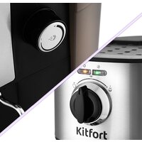 Рожковая кофеварка Kitfort KT-753 - Изображение №5 — Chaika Market