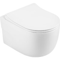 Унитаз подвесной Roxen Porto в комплекте с инсталляцией StounFix Dual Fresh 6 в 1 966078 (кнопка: серый бетон) - Изображение №5 — Chaika Market