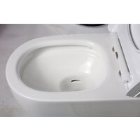 Унитаз подвесной Roxen Porto в комплекте с инсталляцией StounFix Dual Fresh 6 в 1 966078 (кнопка: серый бетон) - Изображение №8 — Chaika Market