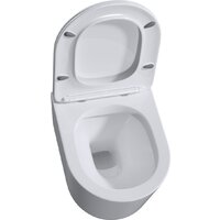 Унитаз подвесной Roxen Simple Compact 530120-01 Rimless Soft Close - Изображение №11 — Chaika Market