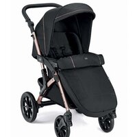 Универсальная коляска CAM Tris Smart (3 в 1, черный/розовый) - Изображение №2 — Chaika Market