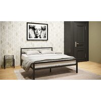 Кровать ИП Князев Наргиз 120x200 (черный) - Изображение №2 — Chaika Market