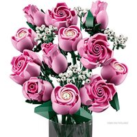 Конструктор LEGO The Botanical Collection 10374 Букет розовых роз - Изображение №3 — Chaika Market
