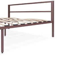 Кровать Князев Мебель Берта БА.160.190.Б (коричневый муар) - Изображение №2 — Chaika Market