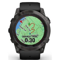 Умные часы Garmin Fenix 7X Pro Sapphire Solar (карбоново-серый титан/черный) - Изображение №7 — Chaika Market