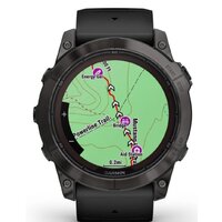 Умные часы Garmin Fenix 7X Pro Sapphire Solar (карбоново-серый титан/черный) - Изображение №4 — Chaika Market