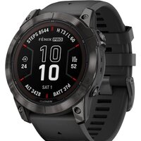 Умные часы Garmin Fenix 7X Pro Sapphire Solar (карбоново-серый титан/черный) - Изображение №1 — Chaika Market