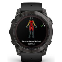 Умные часы Garmin Fenix 7X Pro Sapphire Solar (карбоново-серый титан/черный) - Изображение №10 — Chaika Market