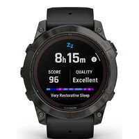 Умные часы Garmin Fenix 7X Pro Sapphire Solar (карбоново-серый титан/черный) - Изображение №8 — Chaika Market