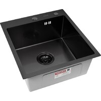 Кухонная мойка ARFEKA ECO AR 450*500 BLACK PVD NANO — Chaika Market