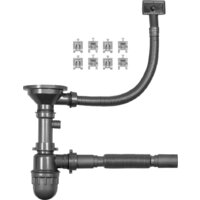 Кухонная мойка ARFEKA ECO AR 450*500 BLACK PVD NANO - Изображение №8 — Chaika Market