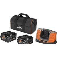 Аккумулятор с зарядным устройством AEG Powertools SETLL1850SHD 4935478945 (2x18В/5 Ah + 18В, сумка) — Chaika Market