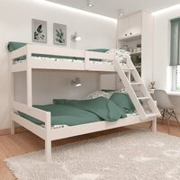 Двухъярусная кровать ФанДОК Ф-136 .1 (белый) - Изображение №6 — Chaika Market