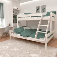 Двухъярусная кровать ФанДОК Ф-136 .1 (белый) - Изображение №7 — Chaika Market