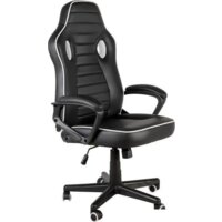 Офисное кресло Меб-ФФ MF-3041 (черный/белый) — Chaika Market